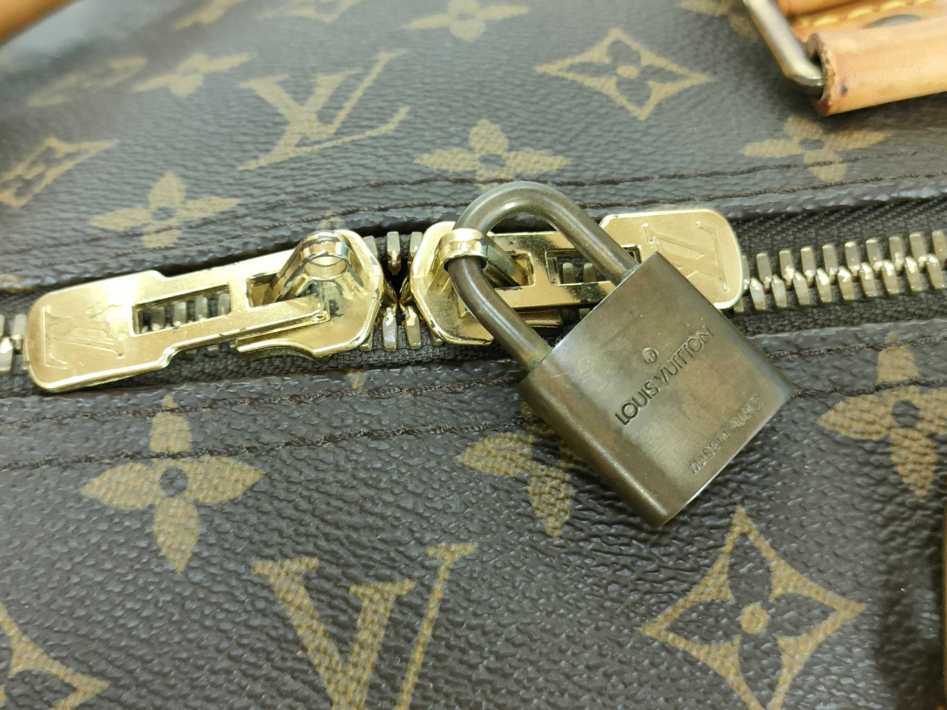 LOUIS VUITTON RFID Unverifiable Monogram Keepall 60 Bandouliere Monogram Boston Bag