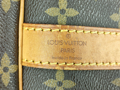 LOUIS VUITTON RFID Unverifiable Monogram Keepall 60 Bandouliere Monogram Boston Bag