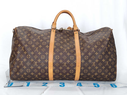 LOUIS VUITTON RFID Unverifiable Monogram Keepall 60 Bandouliere Monogram Boston Bag