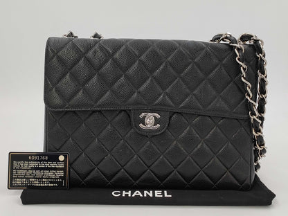 CHANEL Caviar Skin Matelasse 30 Shoulder Bag