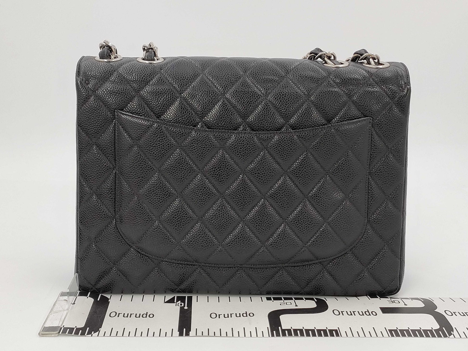 CHANEL Caviar Skin Matelasse 30 Shoulder Bag