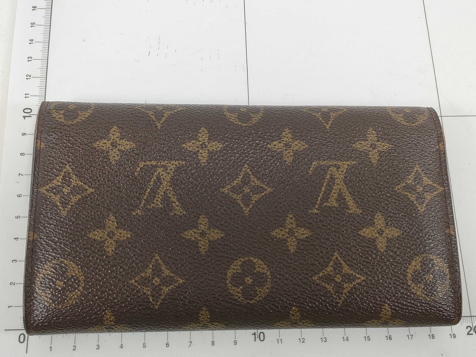 LOUIS VUITTON TH 1003 Monogram LOUIS VUITTON Louis Vuitton Pochette Porte Monnaie Credit Monogram M61725 Long Wallet