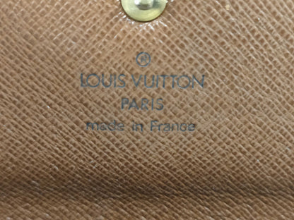 LOUIS VUITTON TH 1003 Monogram LOUIS VUITTON Louis Vuitton Pochette Porte Monnaie Credit Monogram M61725 Long Wallet