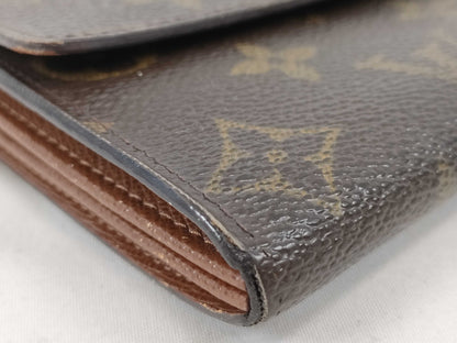 LOUIS VUITTON TH 1003 Monogram LOUIS VUITTON Louis Vuitton Pochette Porte Monnaie Credit Monogram M61725 Long Wallet