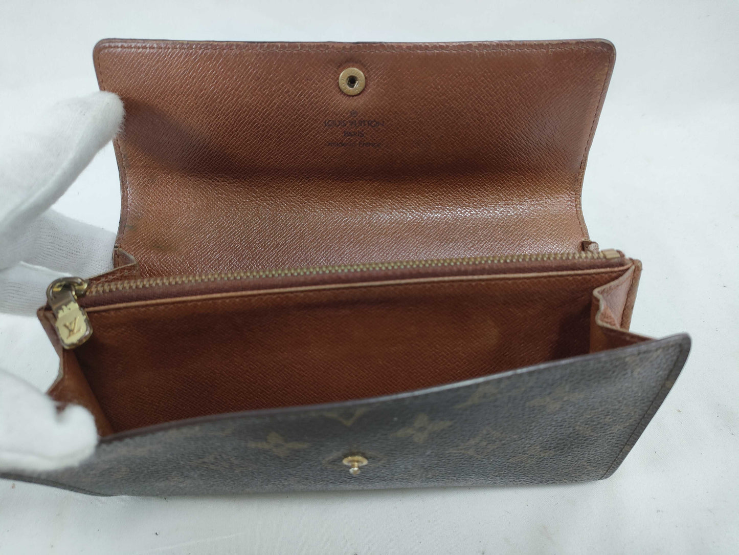 LOUIS VUITTON Monogram LOUIS VUITTON Louis Vuitton Pochette Porte Monnaie Credit Monogram M61723 Long Wallet