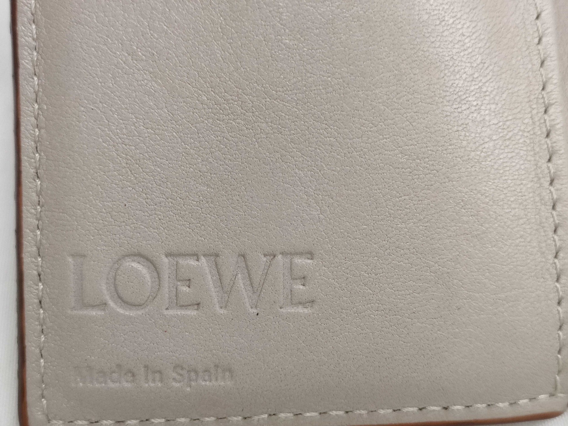 LOEWE Anagram Trifold Wallet in Light Ghost