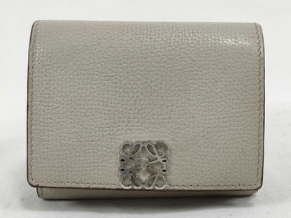 LOEWE Anagram Trifold Wallet in Light Ghost