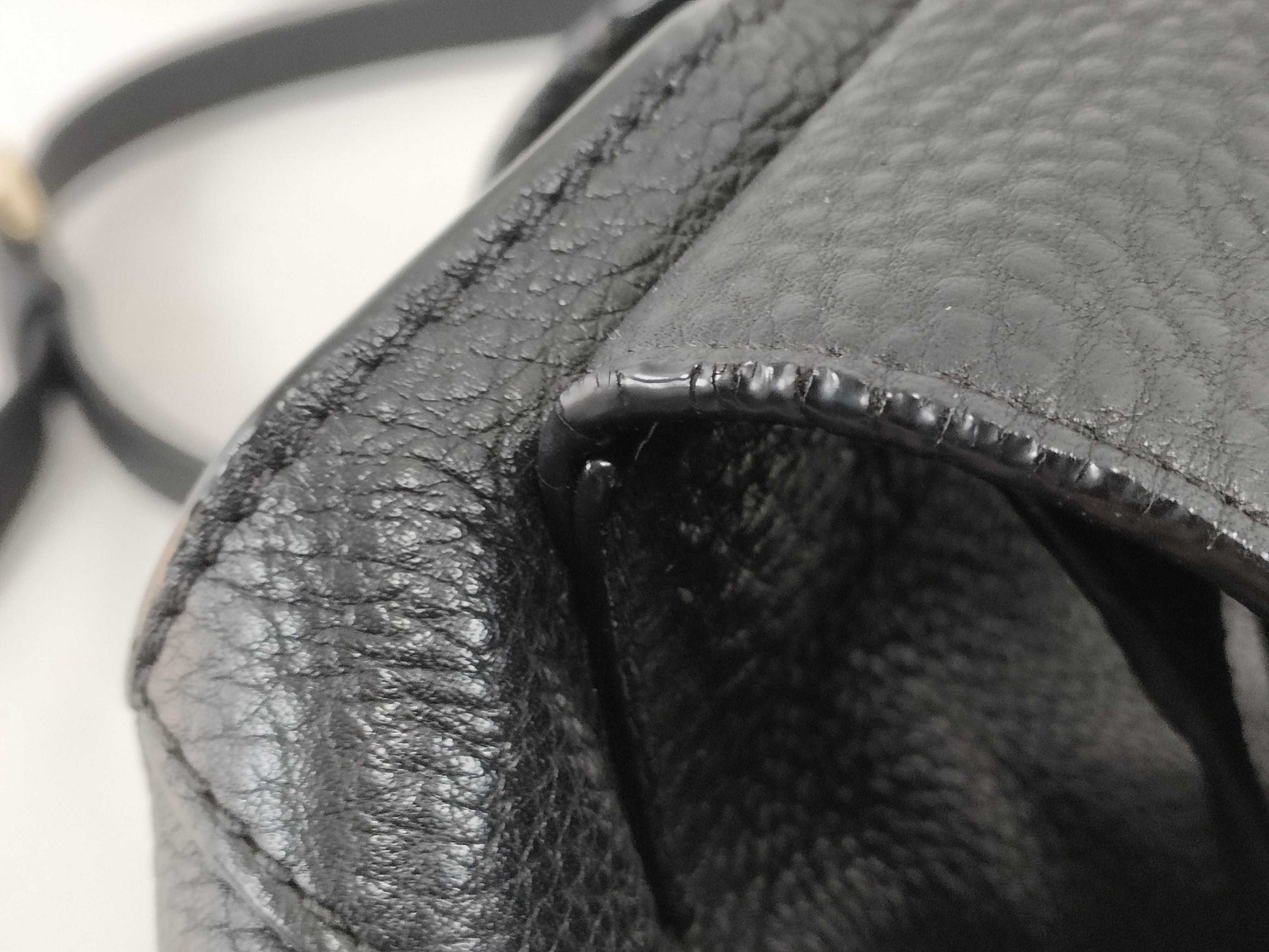 Tory Burch Backpack, Grained Leather, Fits B5, Large Logo, Backpack