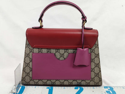 GUCCI GG Supreme Padlock 2-Way Bag 453188 520981 Shoulder/Handbag Handbag