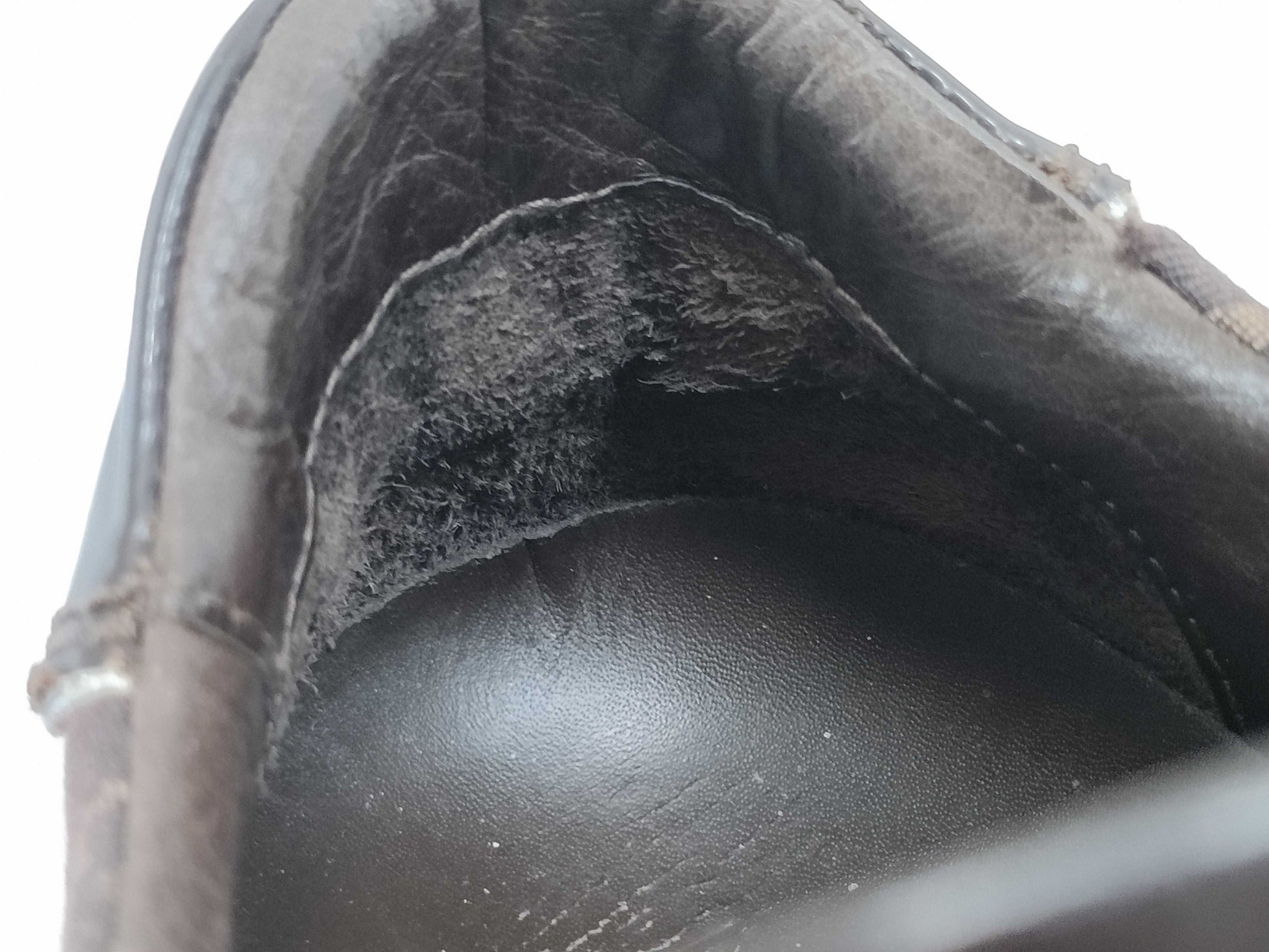 LOUIS VUITTON Enamel Monogram Low-Cut Sneakers, Size 22.5cm
