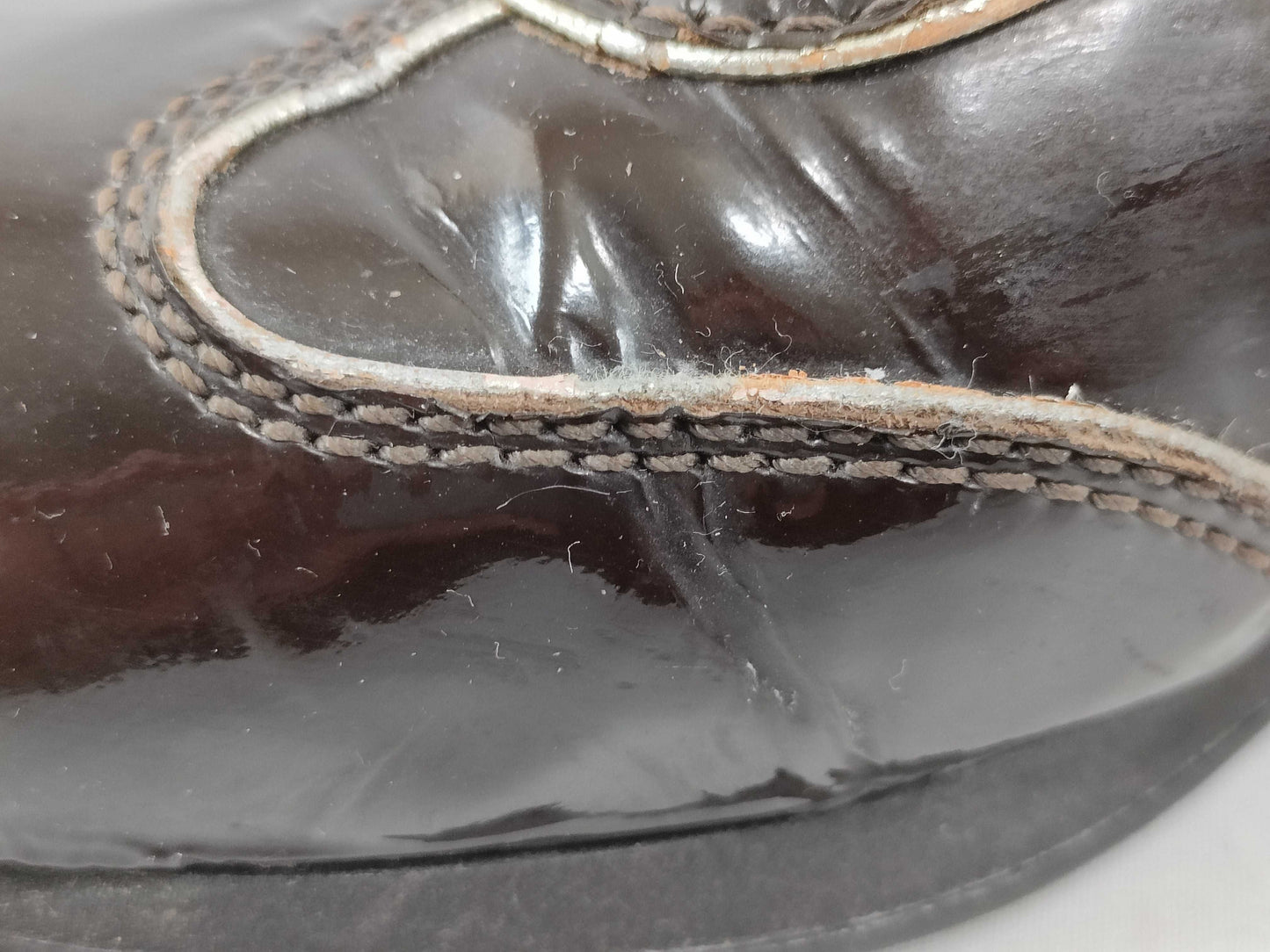 LOUIS VUITTON Enamel Monogram Low-Cut Sneakers, Size 22.5cm