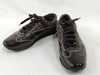 LOUIS VUITTON Enamel Monogram Low-Cut Sneakers, Size 22.5cm