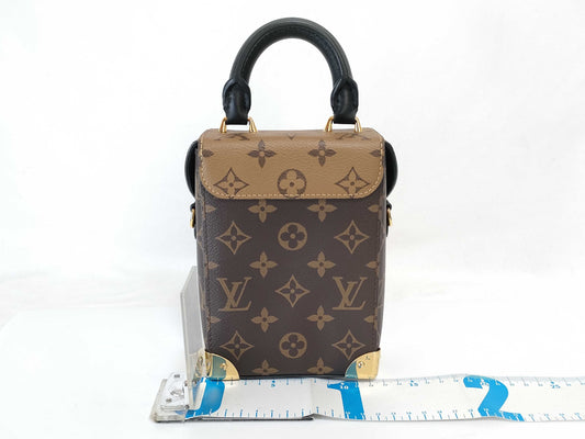 LOUIS VUITTON RFID Verified, Serial Unconfirmed, Monogram Louis Vuitton Monogram Reverse Camera Box Handbag