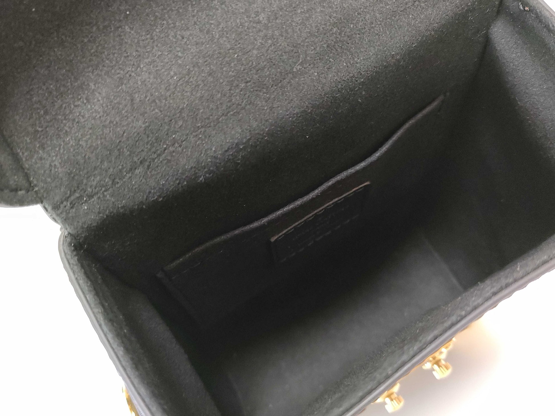 LOUIS VUITTON RFID Verified, Serial Unconfirmed, Monogram Louis Vuitton Monogram Reverse Camera Box Handbag