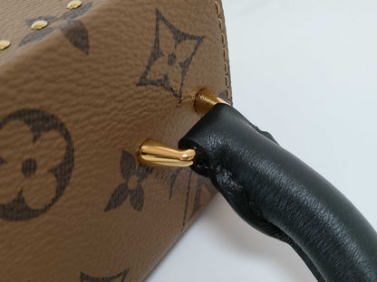 LOUIS VUITTON RFID Verified, Serial Unconfirmed, Monogram Louis Vuitton Monogram Reverse Camera Box Handbag