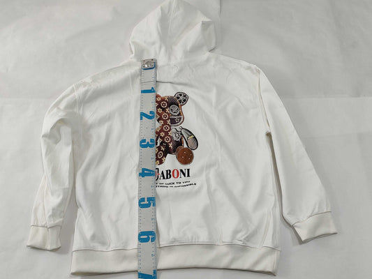 UABONI Monogram Hoodie with Tag Top