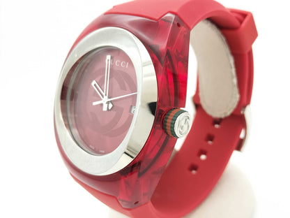 GUCCI Sync 137.1/YA137103A 18707982 Quartz Red Dial Men's Watch