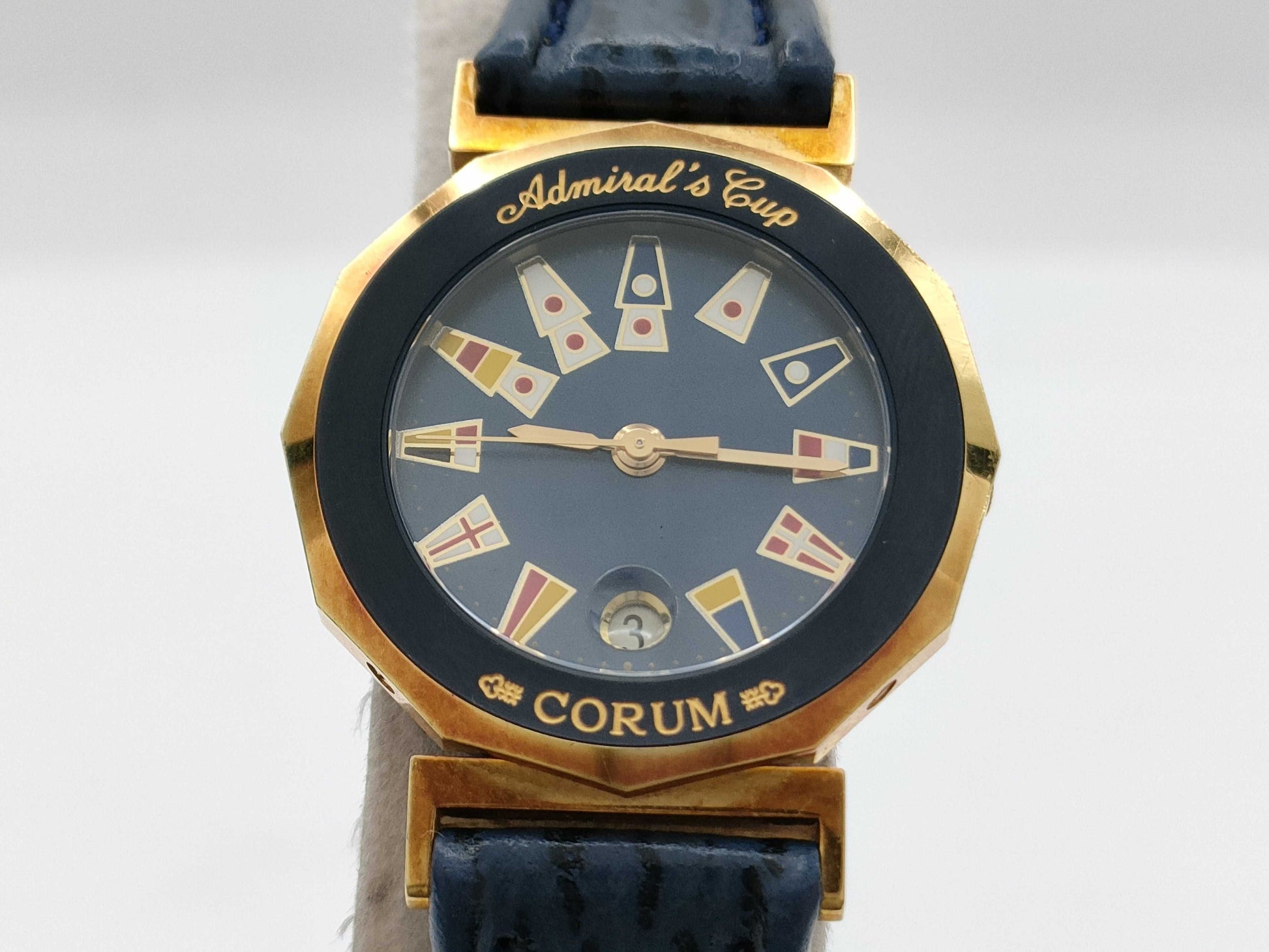 CORUM Admiral's Cup 39.610.31 550415 Quartz Blue Dial Women's Watch