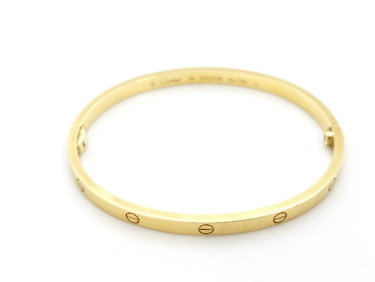 Cartier Love Bracelet Small #16 Yellow Gold AU750 18.5g Bracelet/Bangle 