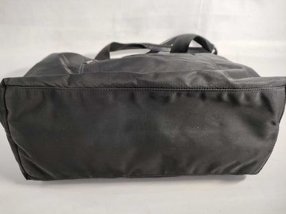 PRADA Nylon Handbag, Black Nylon, BR4377