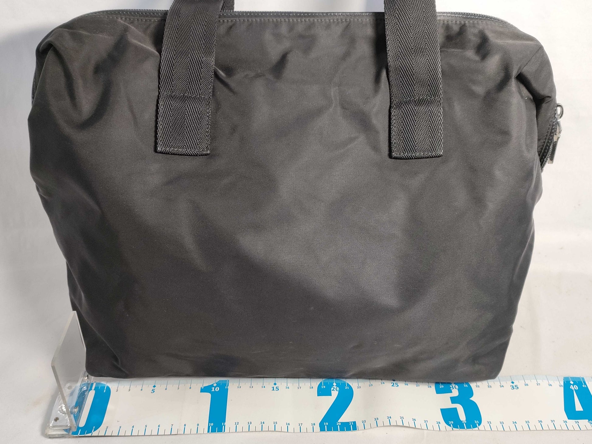 PRADA Nylon Handbag, Black Nylon, BR4377