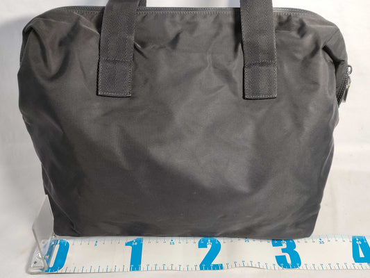 PRADA Nylon Handbag, Black Nylon, BR4377