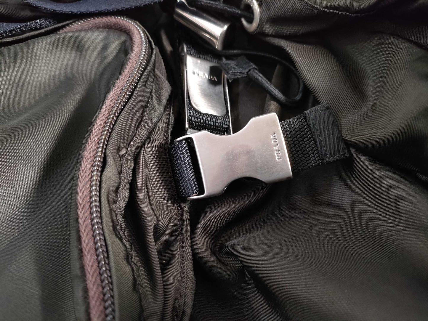 PRADA Nylon Backpack Green