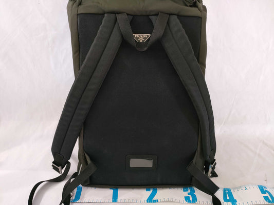 PRADA Nylon Backpack Green