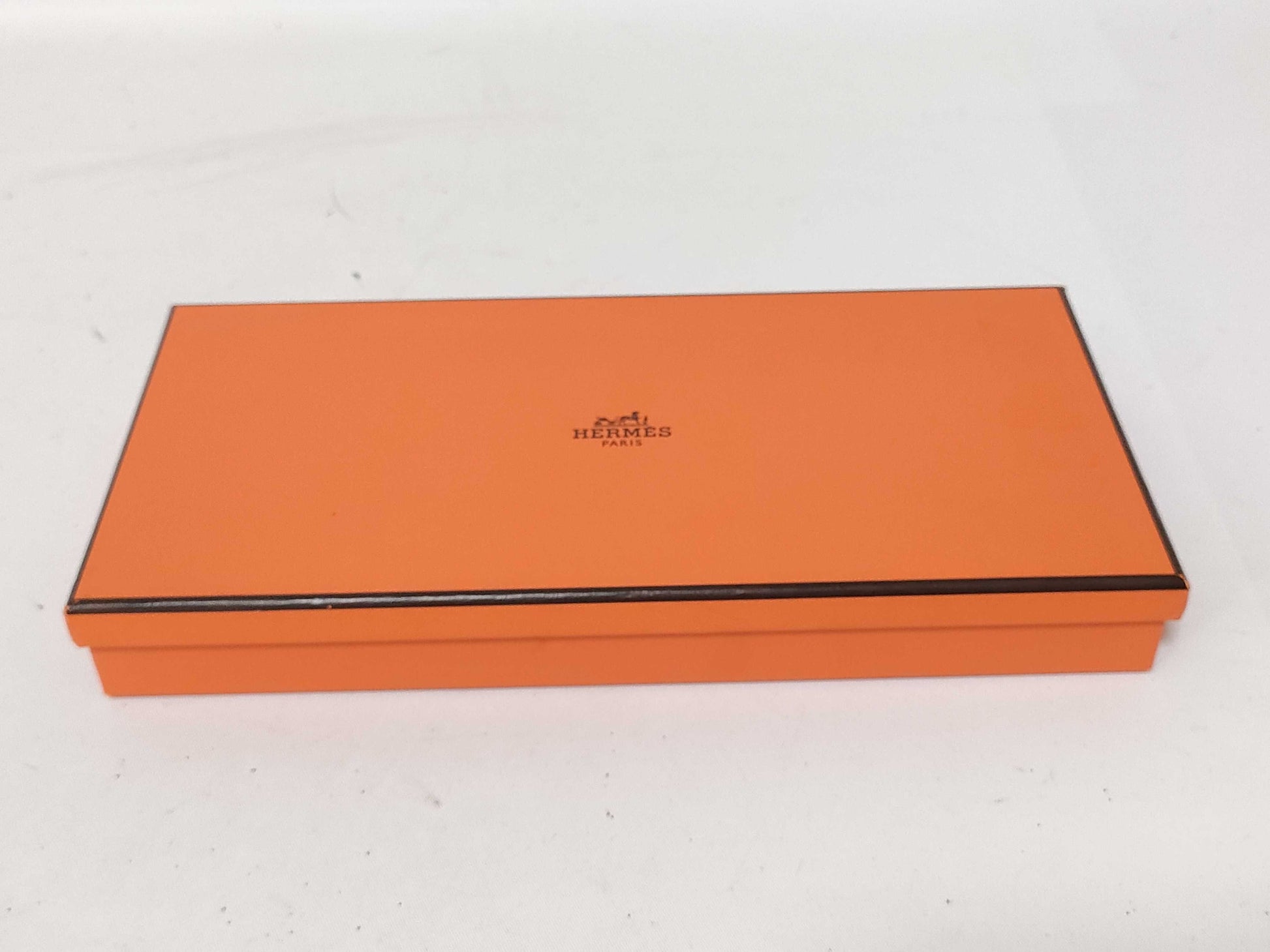 HERMES C Stamp Zippy Wallet Azap Long Silk-in Leather Orange C Stamp Wallet