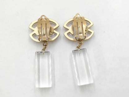 CHANEL Coco Mark Clear 01P Earrings