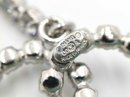 CHANEL Coco Mark Rhinestone 00A Earrings