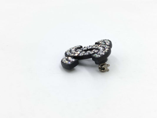 CHANEL Coco Mark Rhinestone 02A Brooch