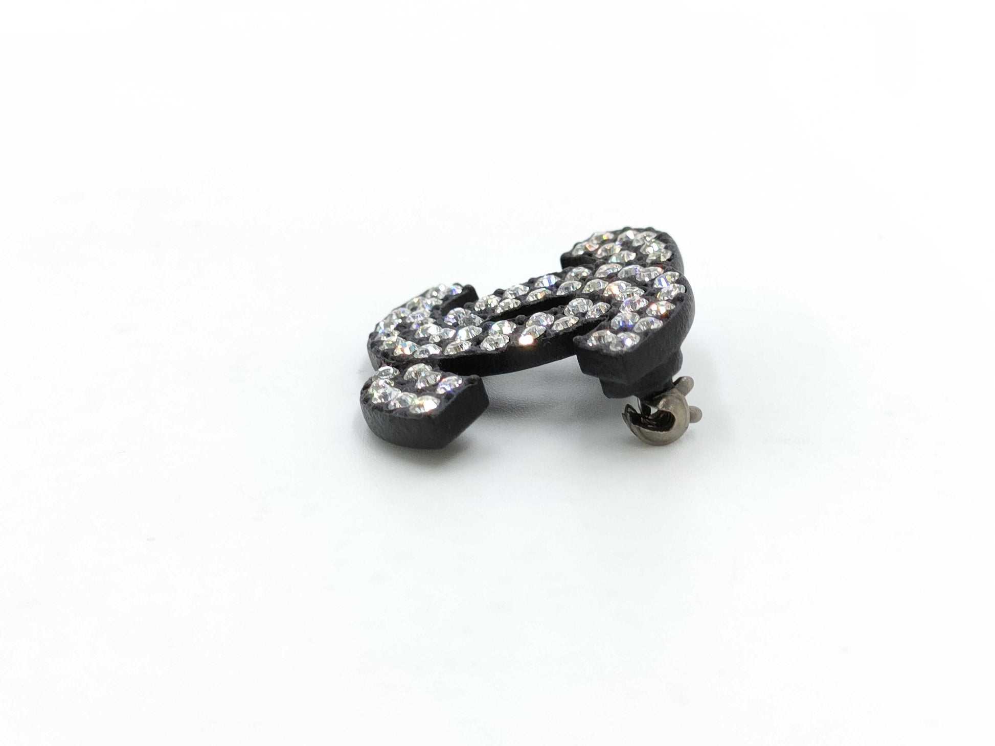 CHANEL Coco Mark Rhinestone 02A Brooch
