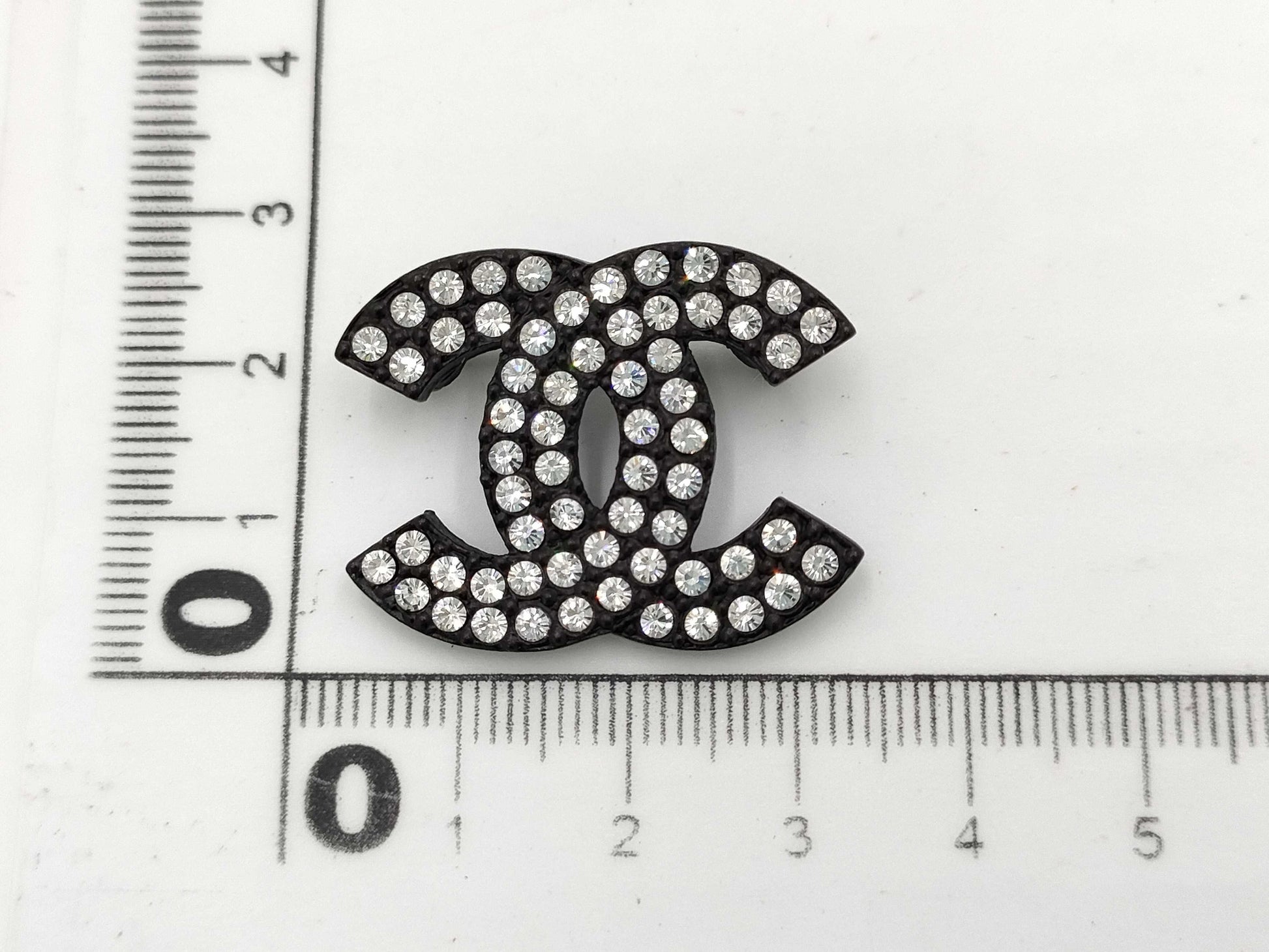 CHANEL Coco Mark Rhinestone 02A Brooch