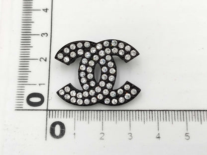 CHANEL Coco Mark Rhinestone 02A Brooch