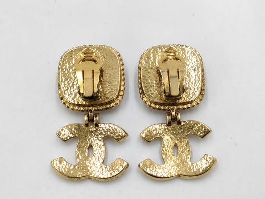 CHANEL Coco Mark Pearl 96A Earrings