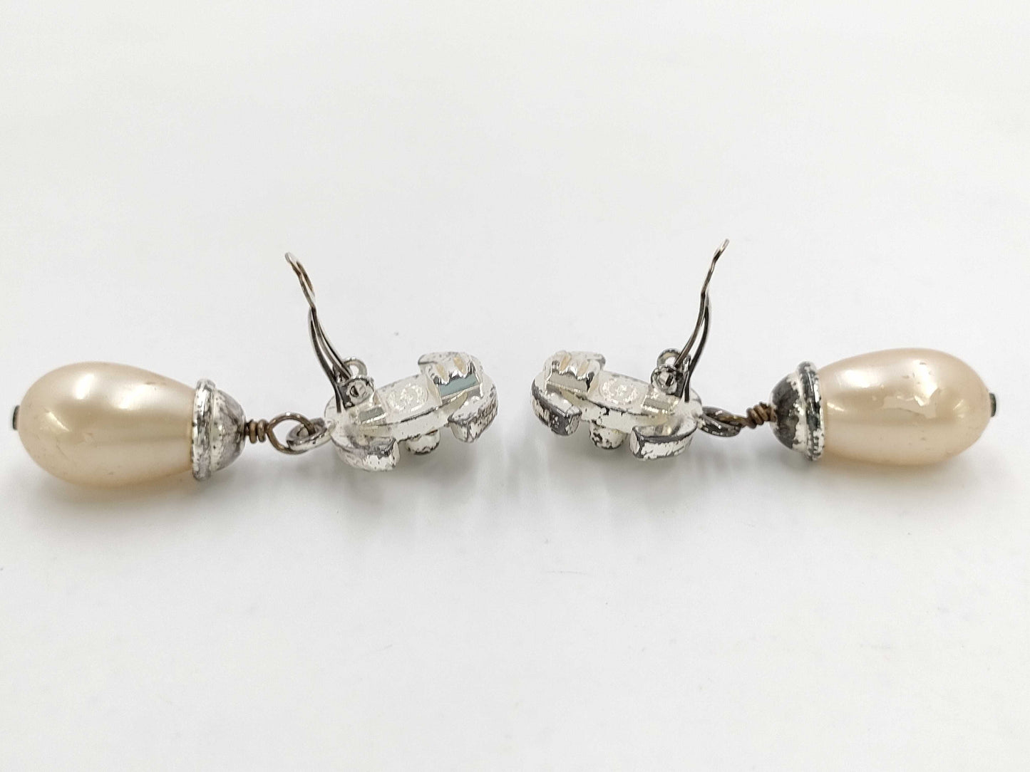 CHANEL Coco Mark Pearl 96A Earrings
