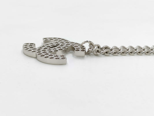 CHANEL Coco Mark Punching Long 03P Necklace