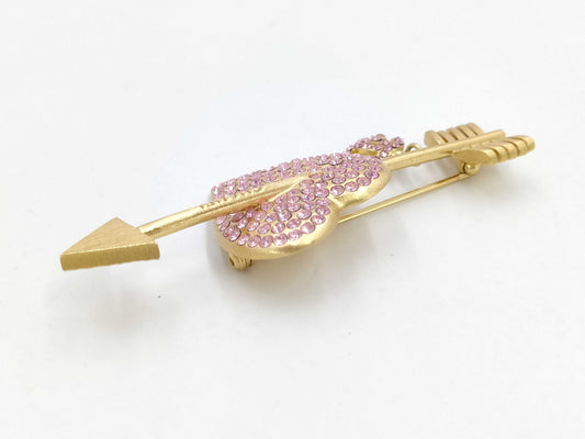 CHANEL Heart Arrow 02P Brooch