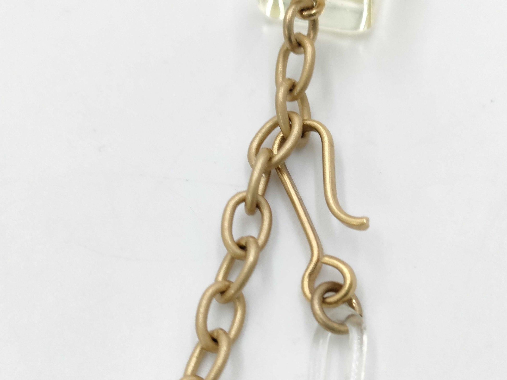 CHANEL Coco Mark Clear Cube 01P Necklace