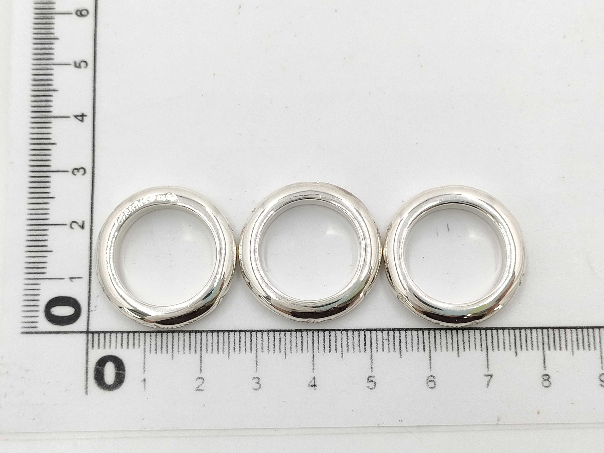 CHANEL Chanel logo triple ring