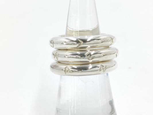 CHANEL Chanel logo triple ring