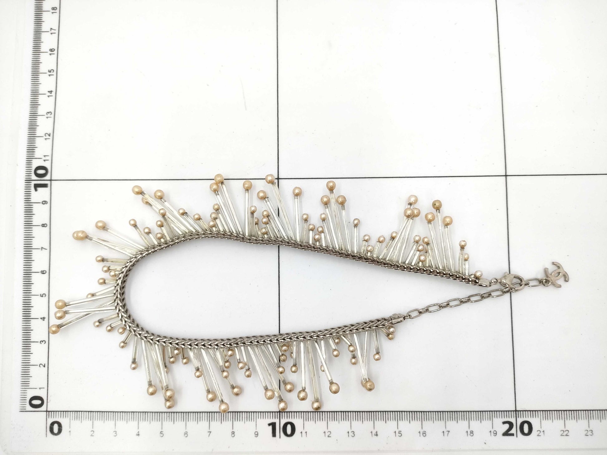 CHANEL Designer Pearl 98P Necklace