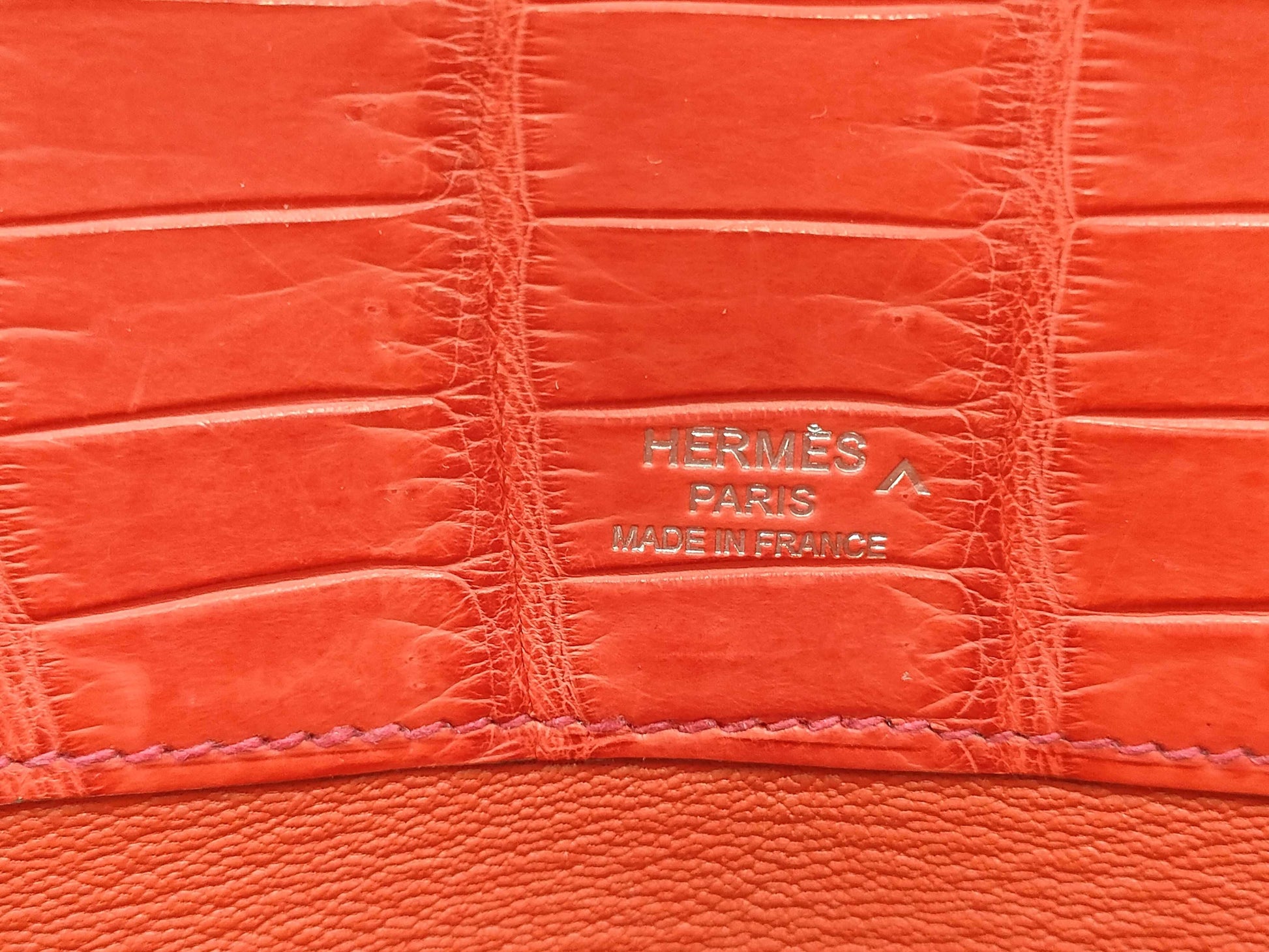 HERMES Kelly Cut Polosus Matte Handbag with X Stamp and Silver Hardware