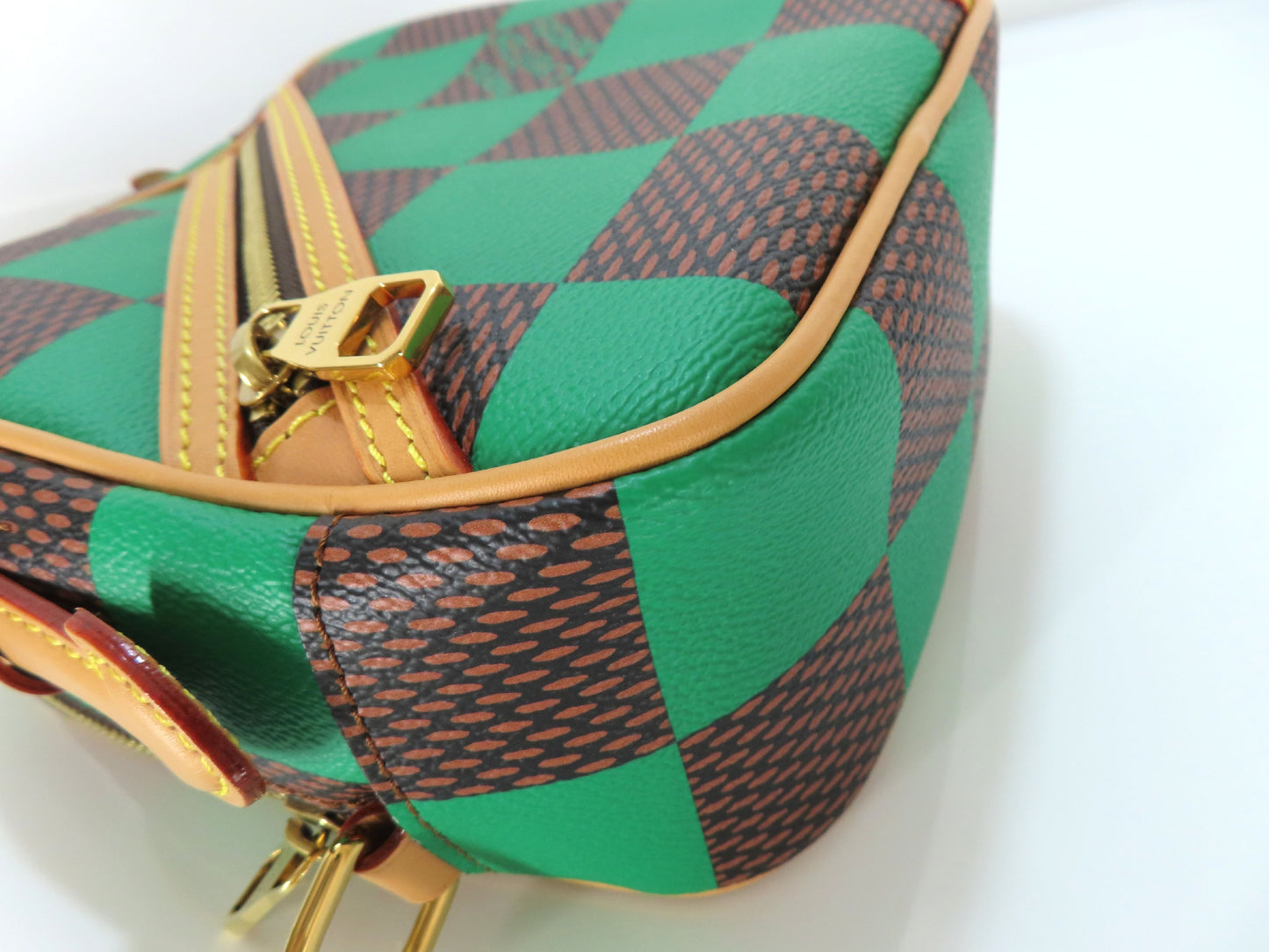LOUIS VUITTON RFID Verified Damier Pop Chess Messenger Bag N40563 RFID Shoulder Bag