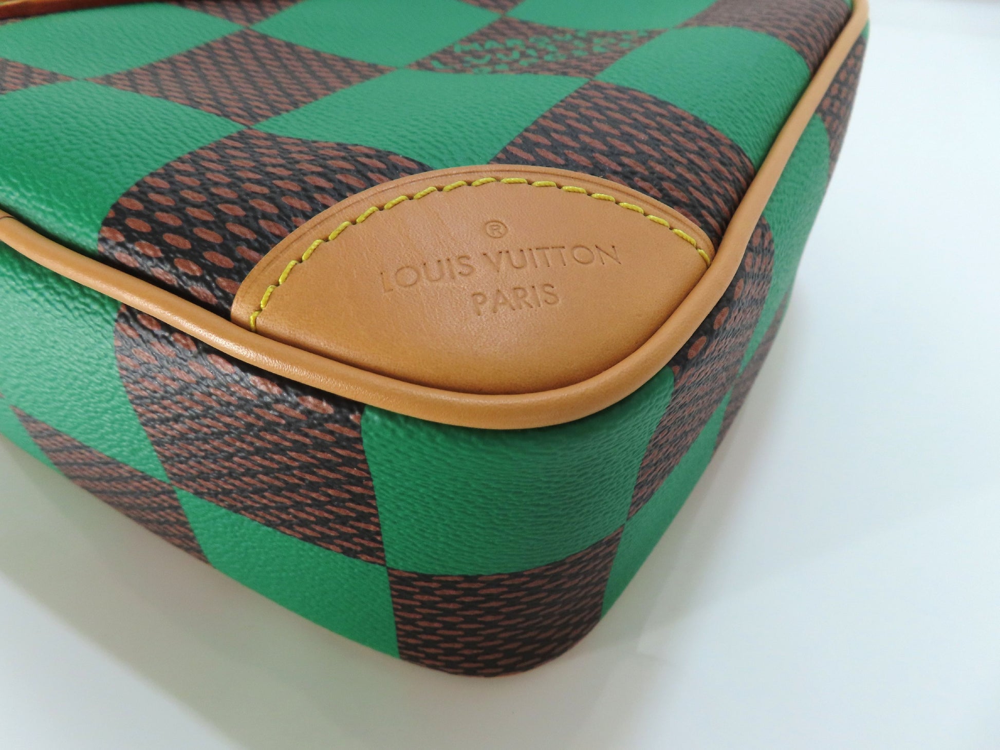LOUIS VUITTON RFID Verified Damier Pop Chess Messenger Bag N40563 RFID Shoulder Bag