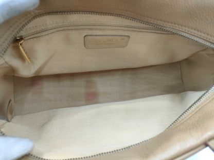 CHANEL Caviar Skin Matelasse Mini Boston Bag A20996 Beige 9105103 Handbag