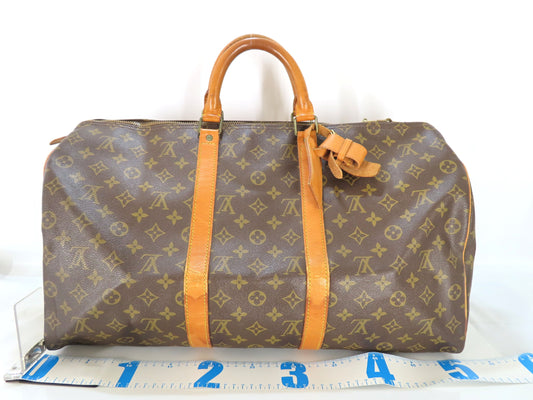 LOUIS VUITTON Monogram Keepall 50 M41426 FH0920 Boston Bag