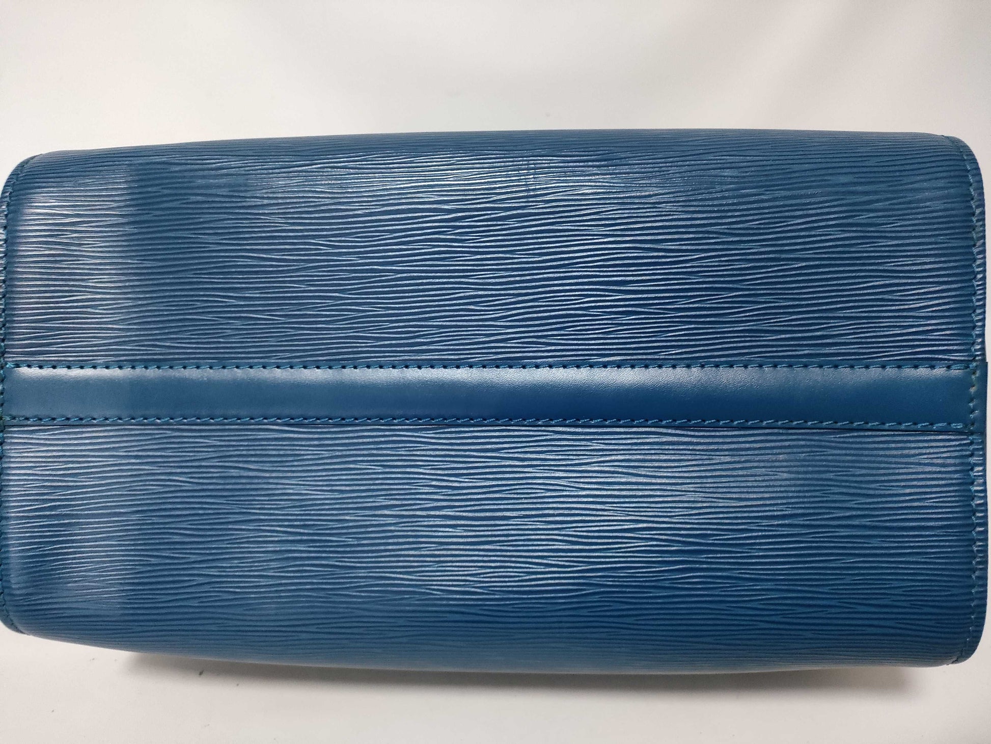LOUIS VUITTON Epi Speedy 30 Toledo Blue M43005 VI0974 Handbag