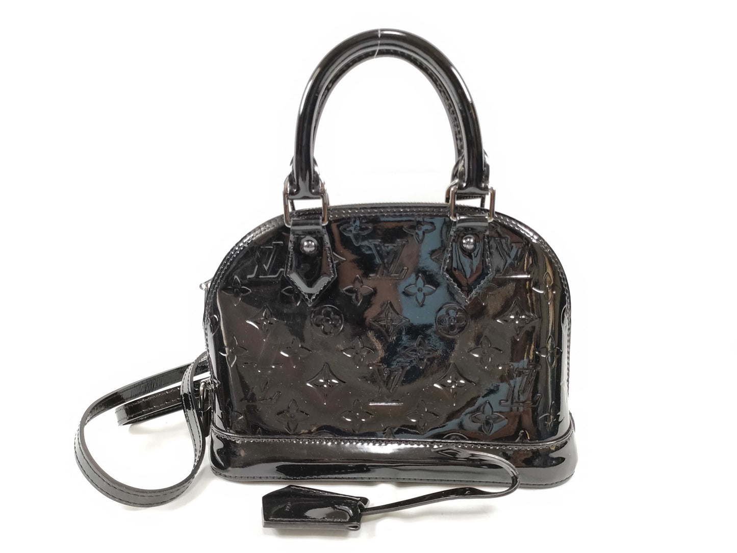 LOUIS VUITTON FL 5103 RFID Unverified Vernis Louis Vuitton Alma BB Handbag